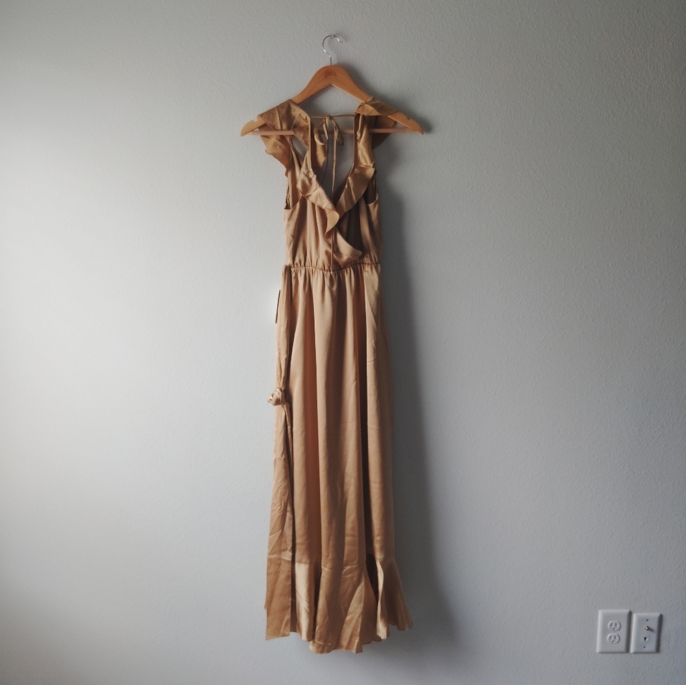 Show Me Your MuMu Copper Asymmetrical Dress - Picture 3 of 8